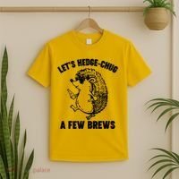 Let's Hedge-Chug A Few Brews Hedgehog Beers T-Shirt thumb 2
