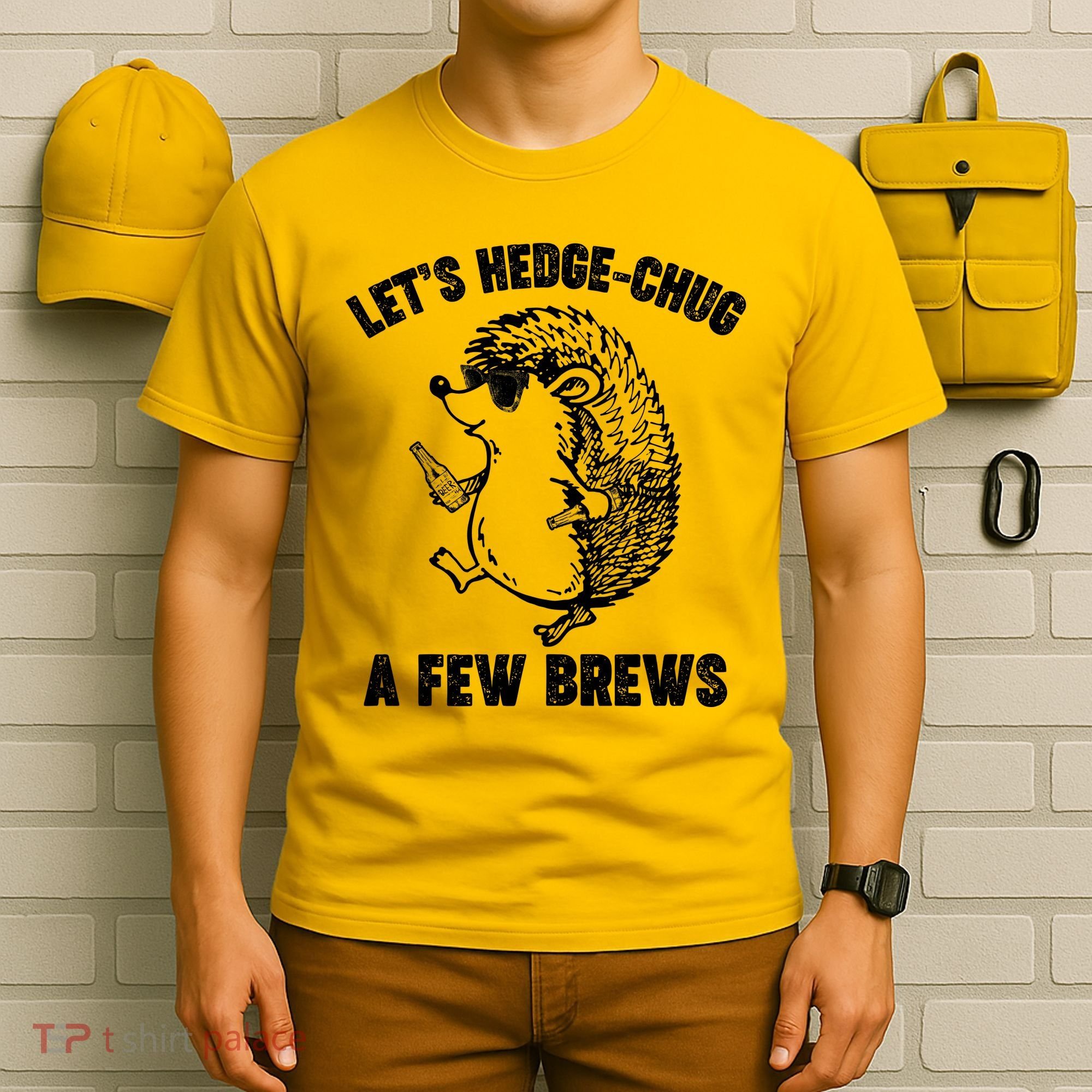 Let's Hedge-Chug A Few Brews Hedgehog Beers T-Shirt