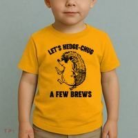 Let's Hedge-Chug A Few Brews Hedgehog Beers Toddler T-Shirt thumb 2
