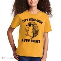 Let's Hedge-Chug A Few Brews Hedgehog Beers Kids T-Shirt thumb 2
