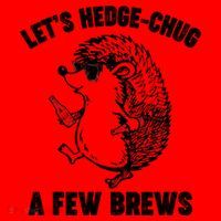 Let's Hedge-Chug A Few Brews Hedgehog Beers Santa Hat thumb 1
