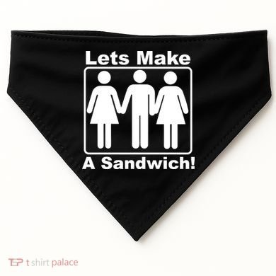 Lets Make A Sandwich USA-Made Doggie Bandana