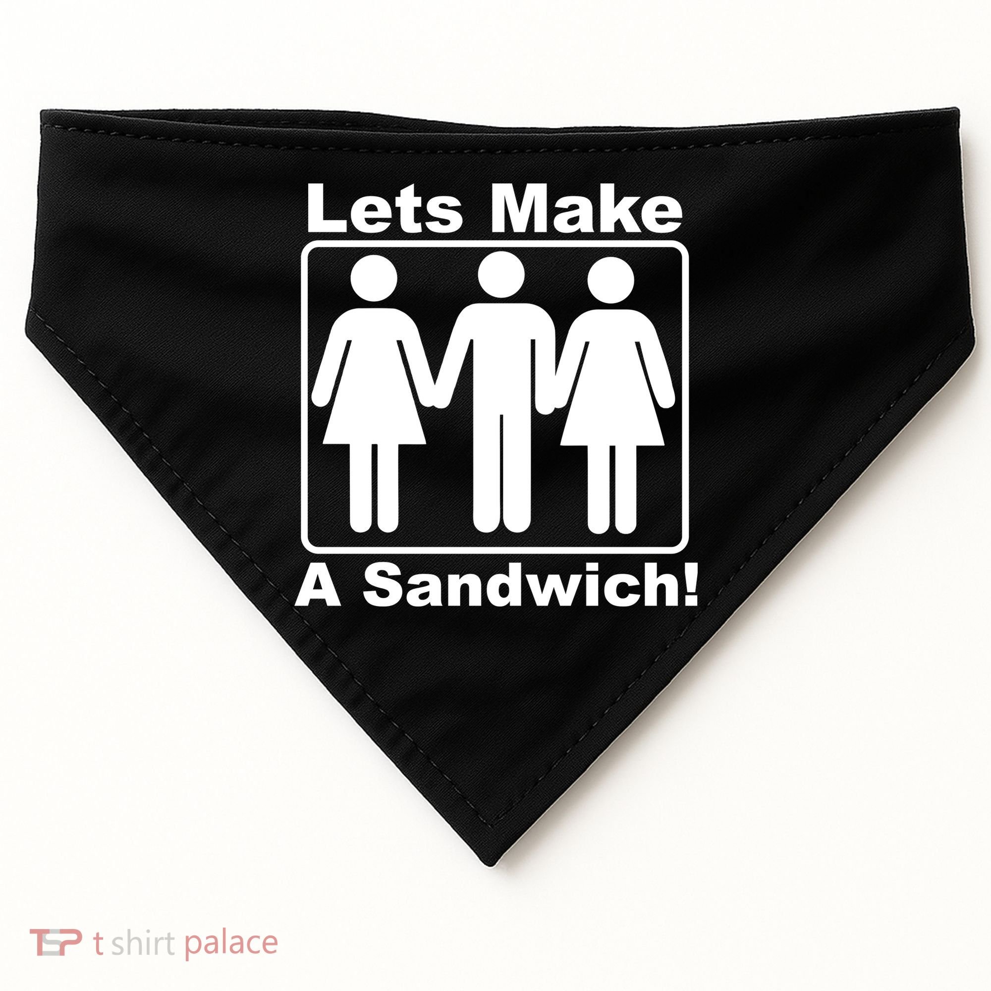 Lets Make A Sandwich USA-Made Doggie Bandana