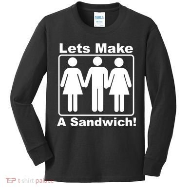 Lets Make A Sandwich Kids Long Sleeve Shirt