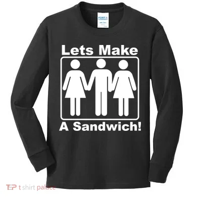 Lets Make A Sandwich Kids Long Sleeve Shirt