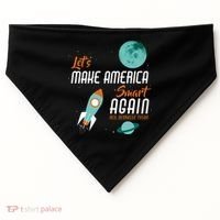 Let's Make America Smart Again USA-Made Doggie Bandana thumb 0