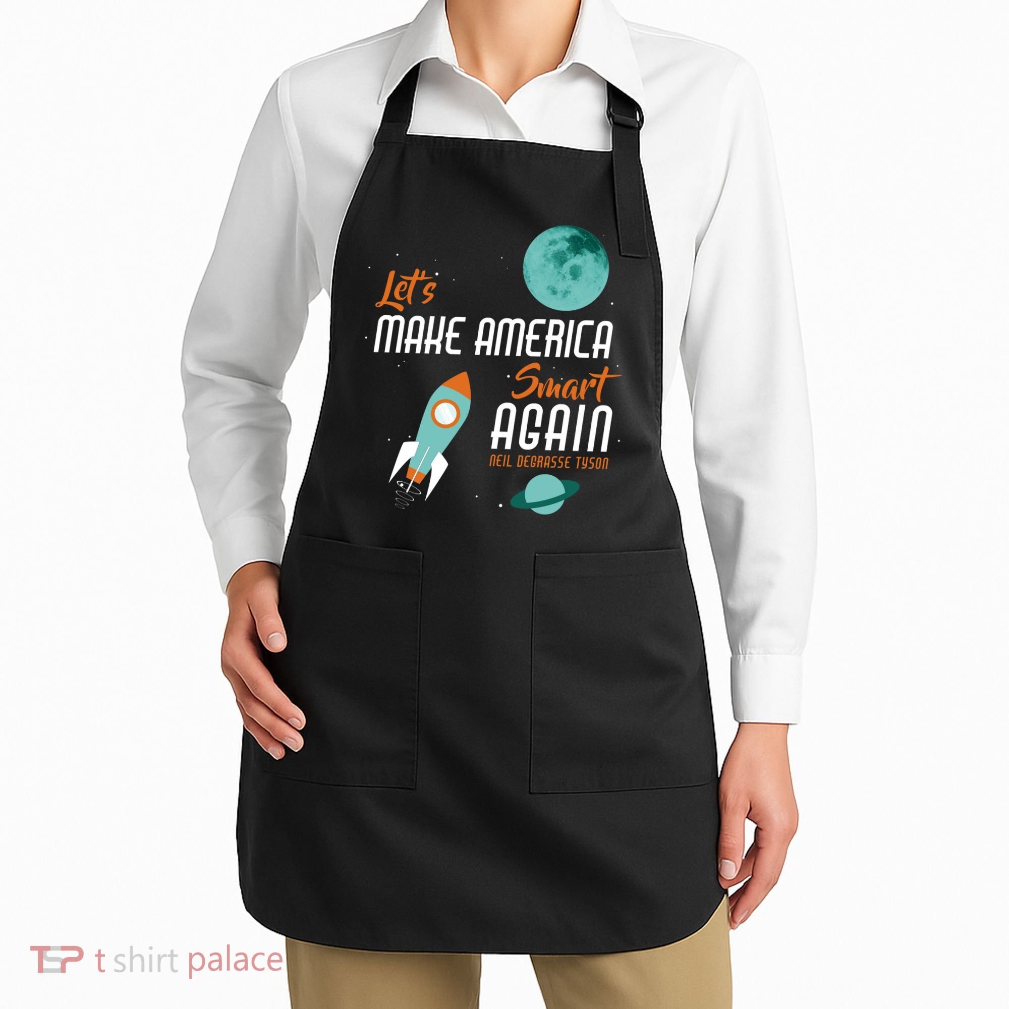 Let's Make America Smart Again Apron