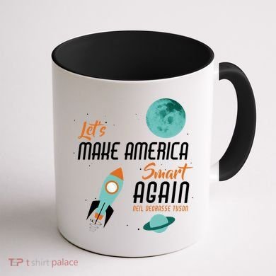 Let's Make America Smart Again Coffee Mug back