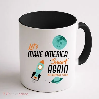 Let's Make America Smart Again Coffee Mug back