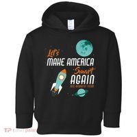 Let's Make America Smart Again Toddler Hoodie thumb 0