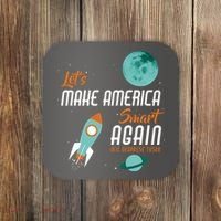 Let's Make America Smart Again Coaster thumb 0