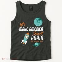 Let's Make America Smart Again Tank Top thumb 2