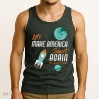 Let's Make America Smart Again Tank Top thumb 3