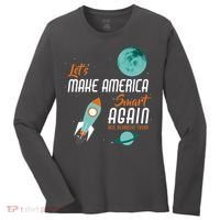 Let's Make America Smart Again Women's Long Sleeve Shirt thumb 0