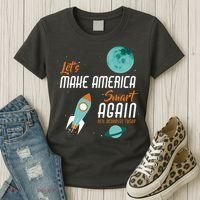 Let's Make America Smart Again Women's T-Shirt thumb 3