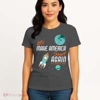 Let's Make America Smart Again Women's T-Shirt thumb 4