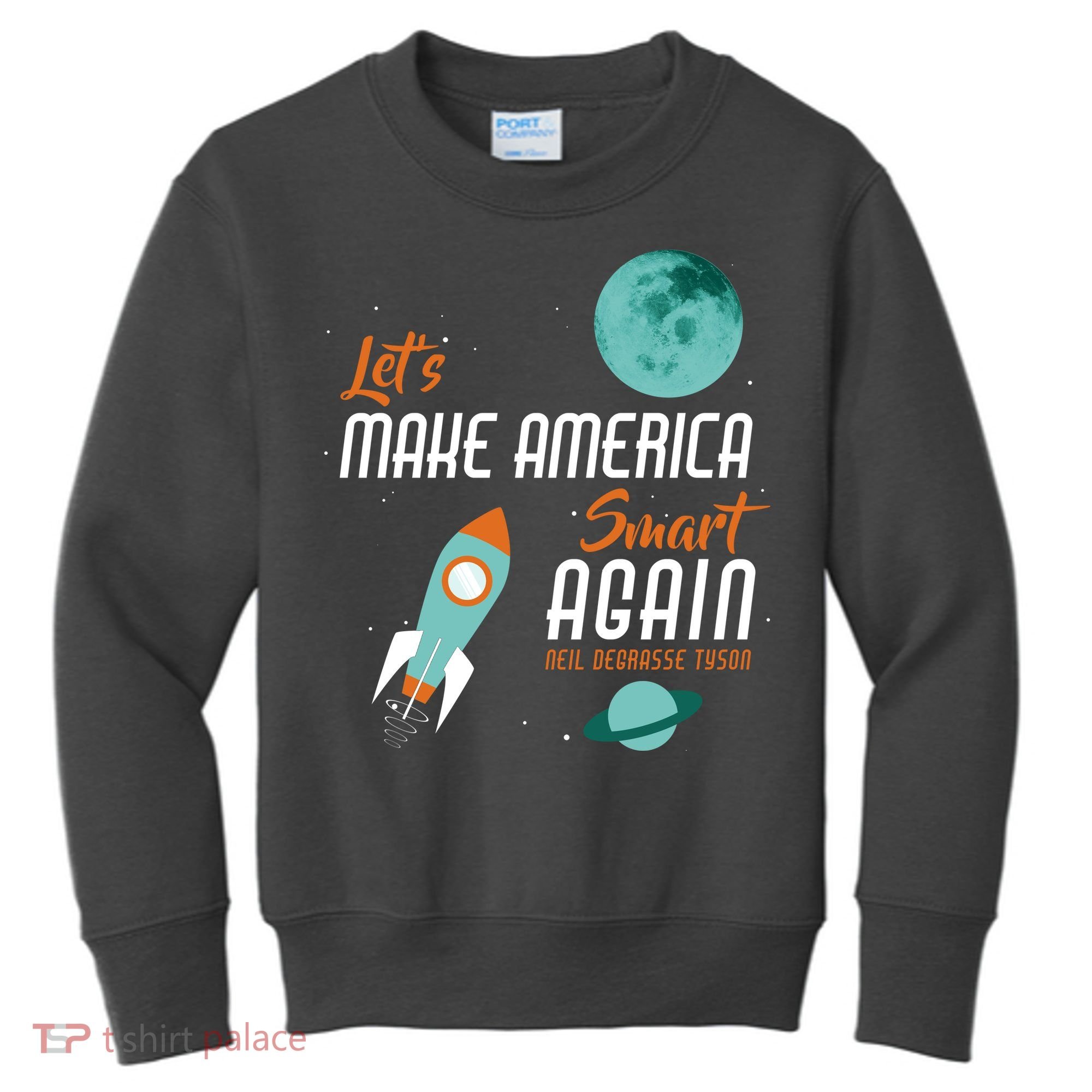 Let's Make America Smart Again Kids Sweatshirt