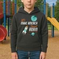 Let's Make America Smart Again Kids Hoodie thumb 2
