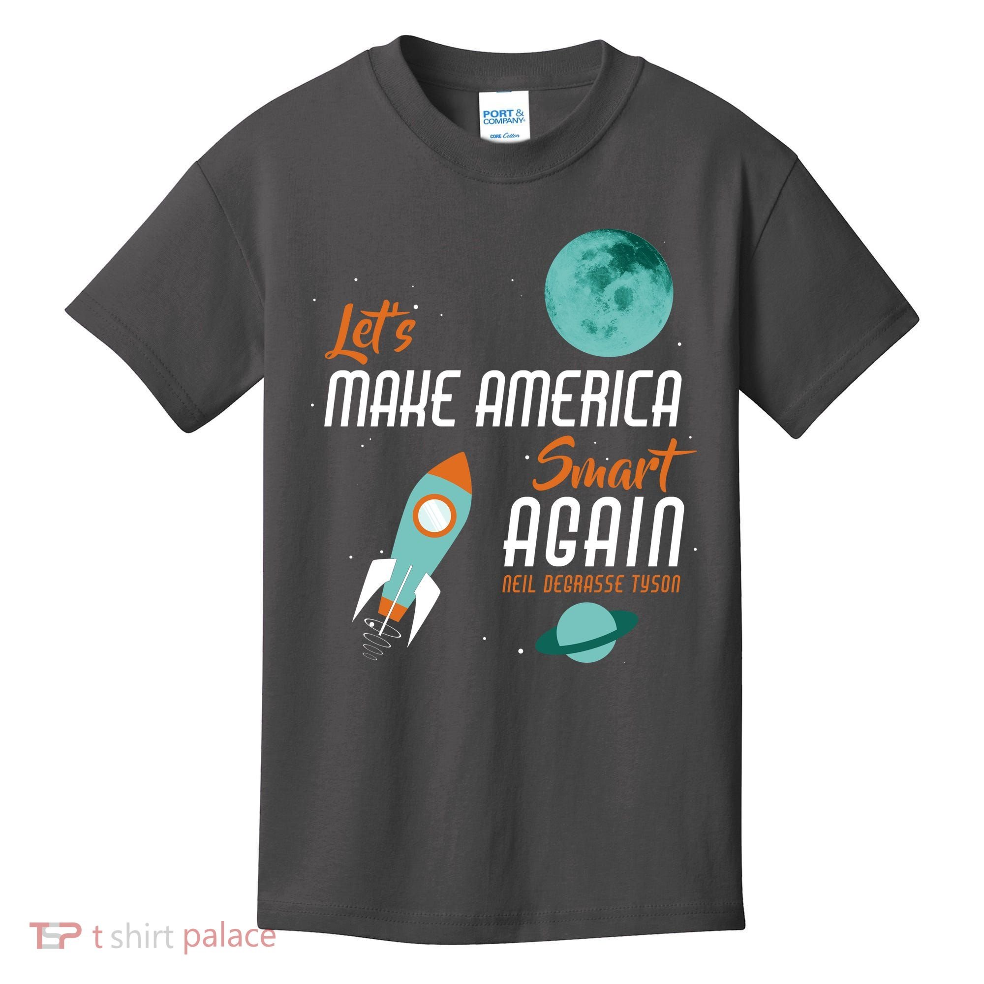 Let's Make America Smart Again Kids T-Shirt