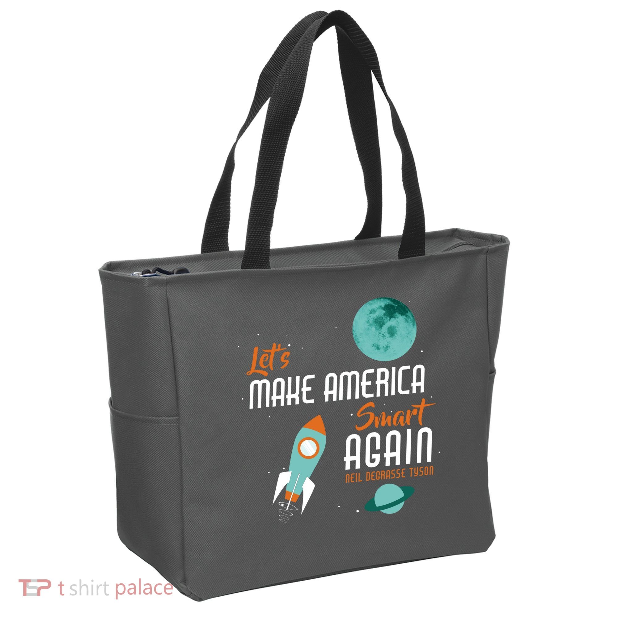 Let's Make America Smart Again Tote Bag
