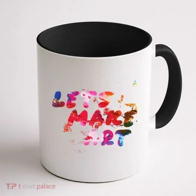 Lets Make Art Coffee Mug back