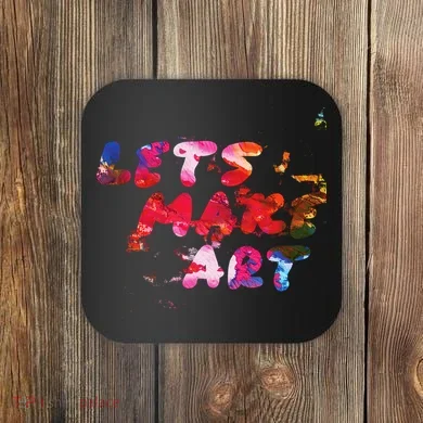 Lets Make Art Coaster