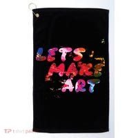 Lets Make Art Golf Towel thumb 0