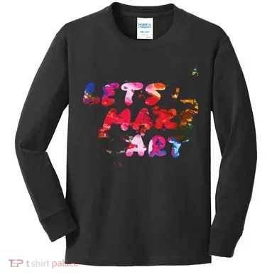 Lets Make Art Kids Long Sleeve Shirt