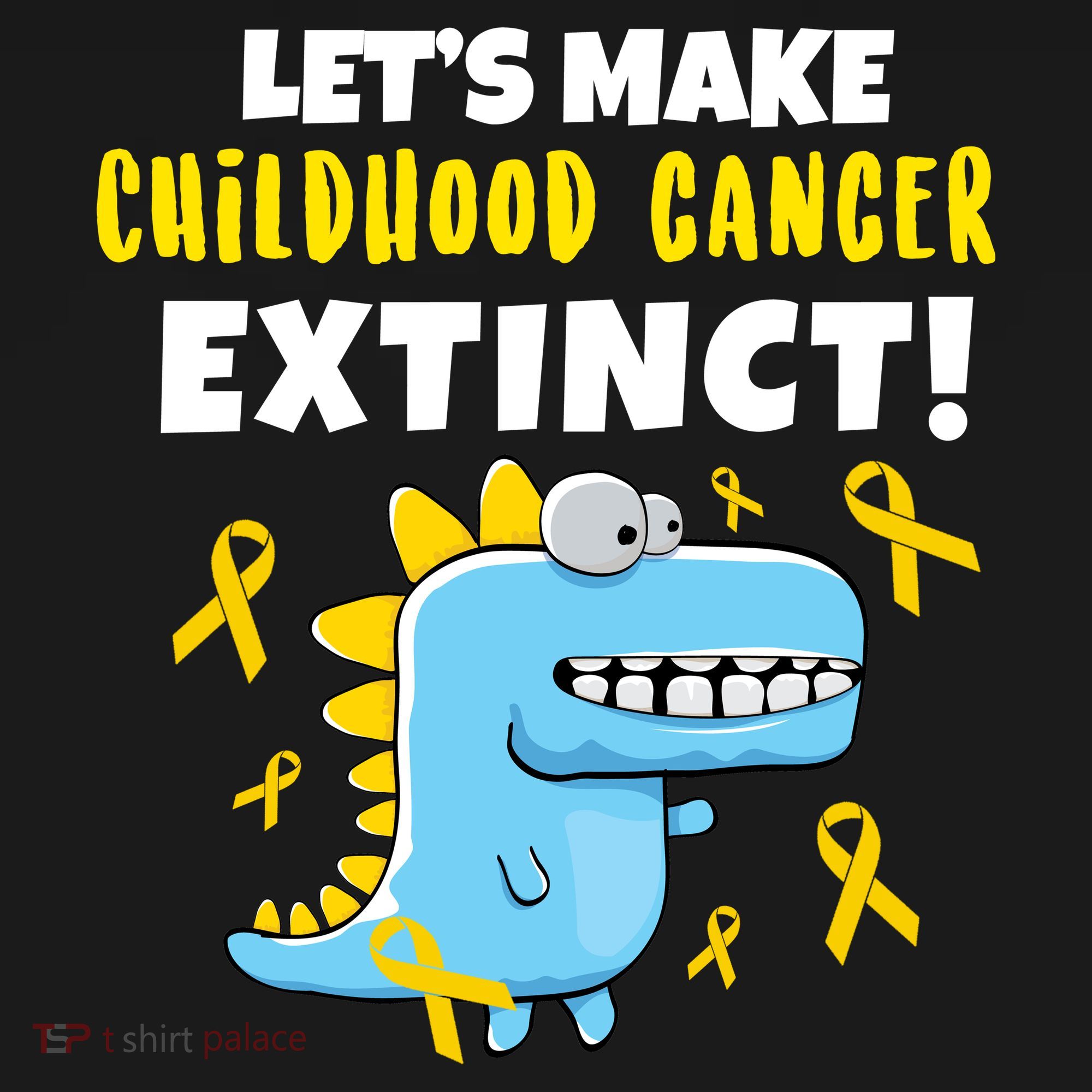 Lets Make Childhood Cancer Extinct Dinosaur Backpack