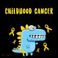 Lets Make Childhood Cancer Extinct Dinosaur Coffee Mug thumb 5