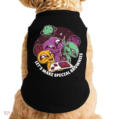 Let's Make Special Brownies Alien Doggie Tank