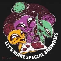 Let's Make Special Brownies Alien Doggie Tank thumb 4