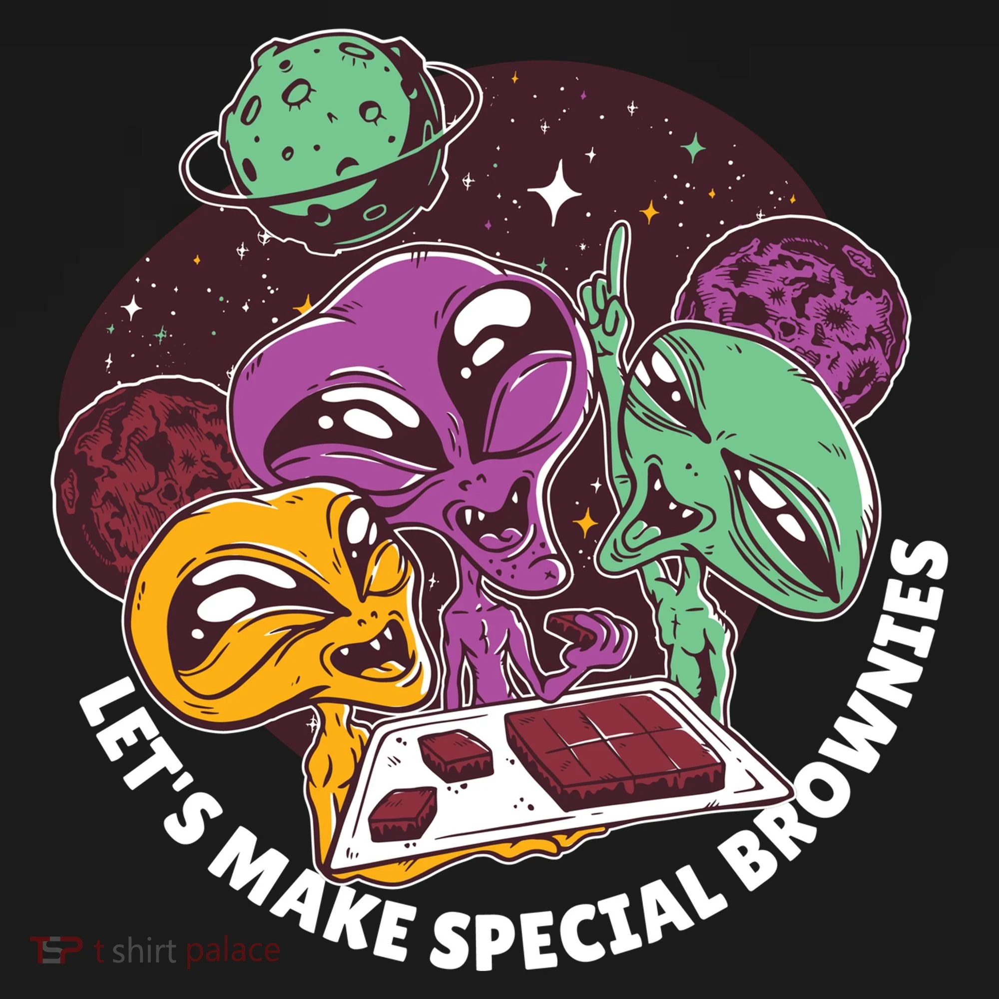 Let's Make Special Brownies Alien Doggie Tank