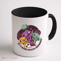 Let's Make Special Brownies Alien Coffee Mug thumb 1