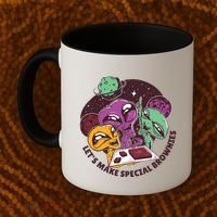 Let's Make Special Brownies Alien Coffee Mug thumb 2