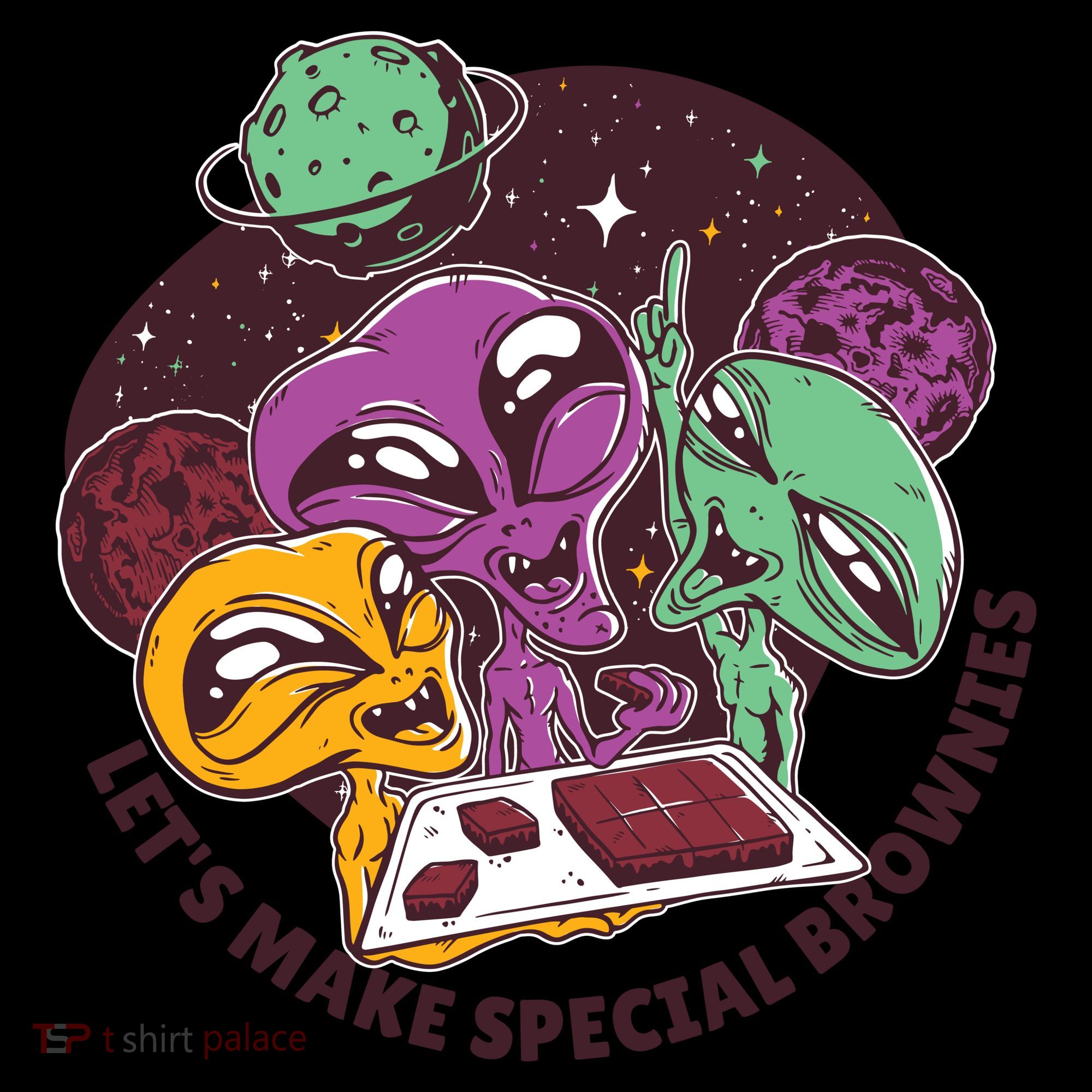 Let's Make Special Brownies Alien Coffee Mug