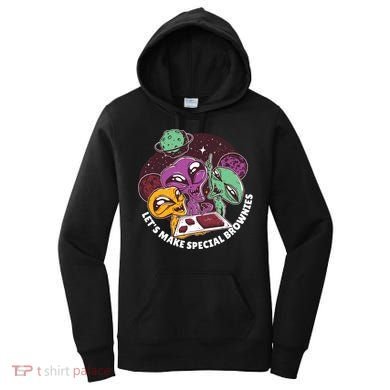 Let's Make Special Brownies Alien Women's Hoodie