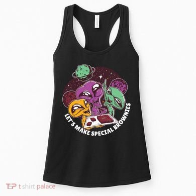 Let's Make Special Brownies Alien Women's Tank Top