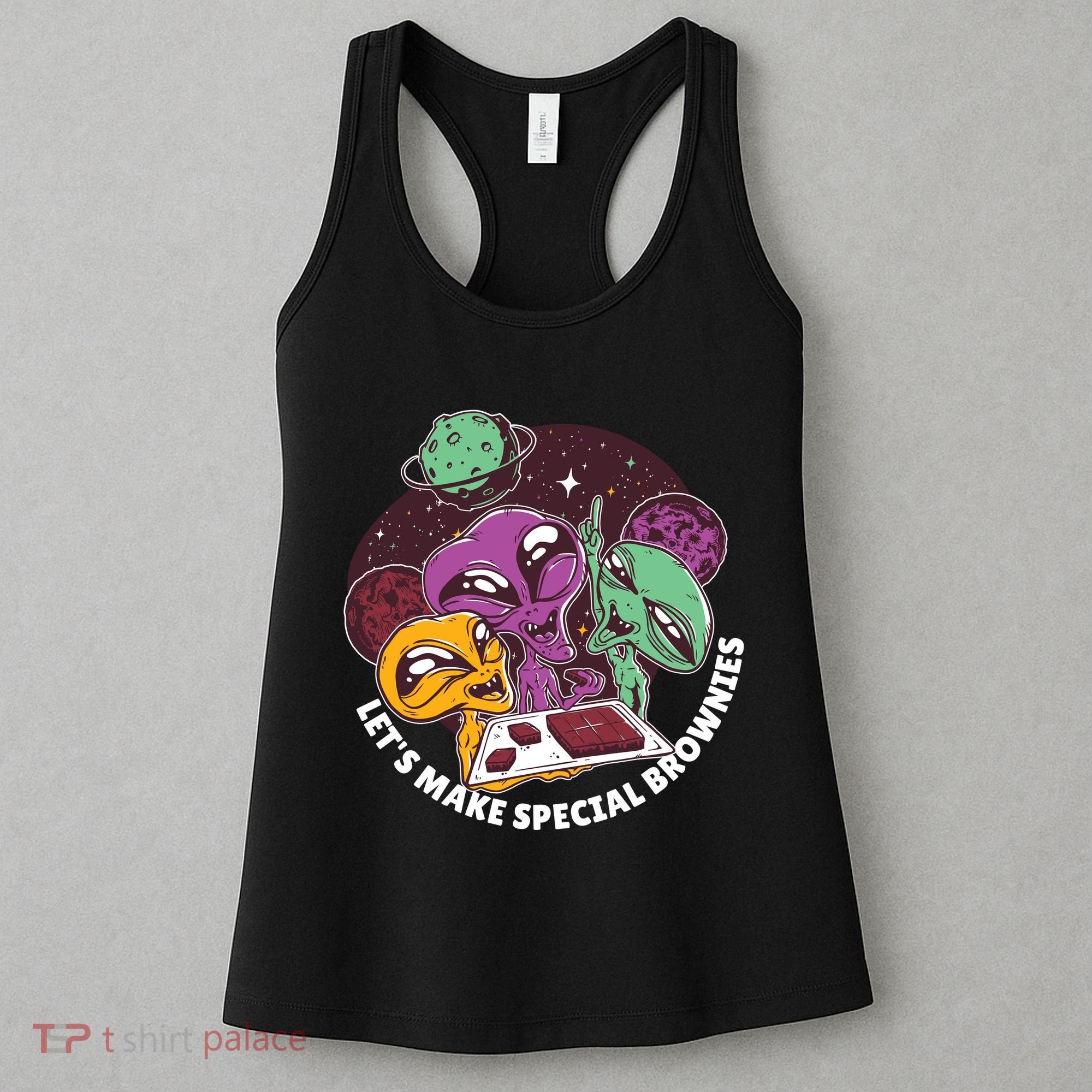Let's Make Special Brownies Alien Women's Tank Top