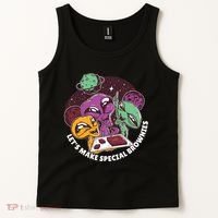 Let's Make Special Brownies Alien Tank Top thumb 2