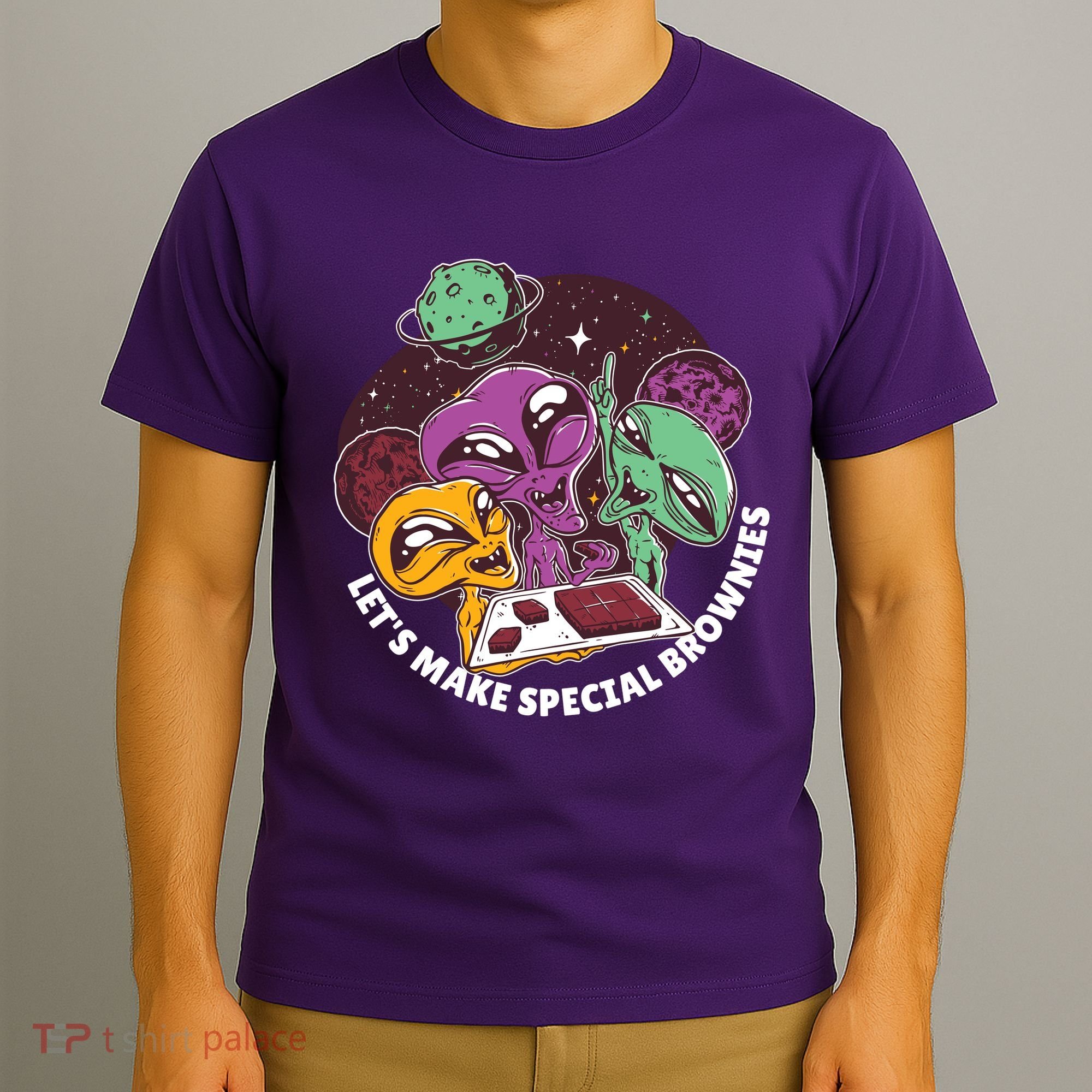 Let's Make Special Brownies Alien T-Shirt