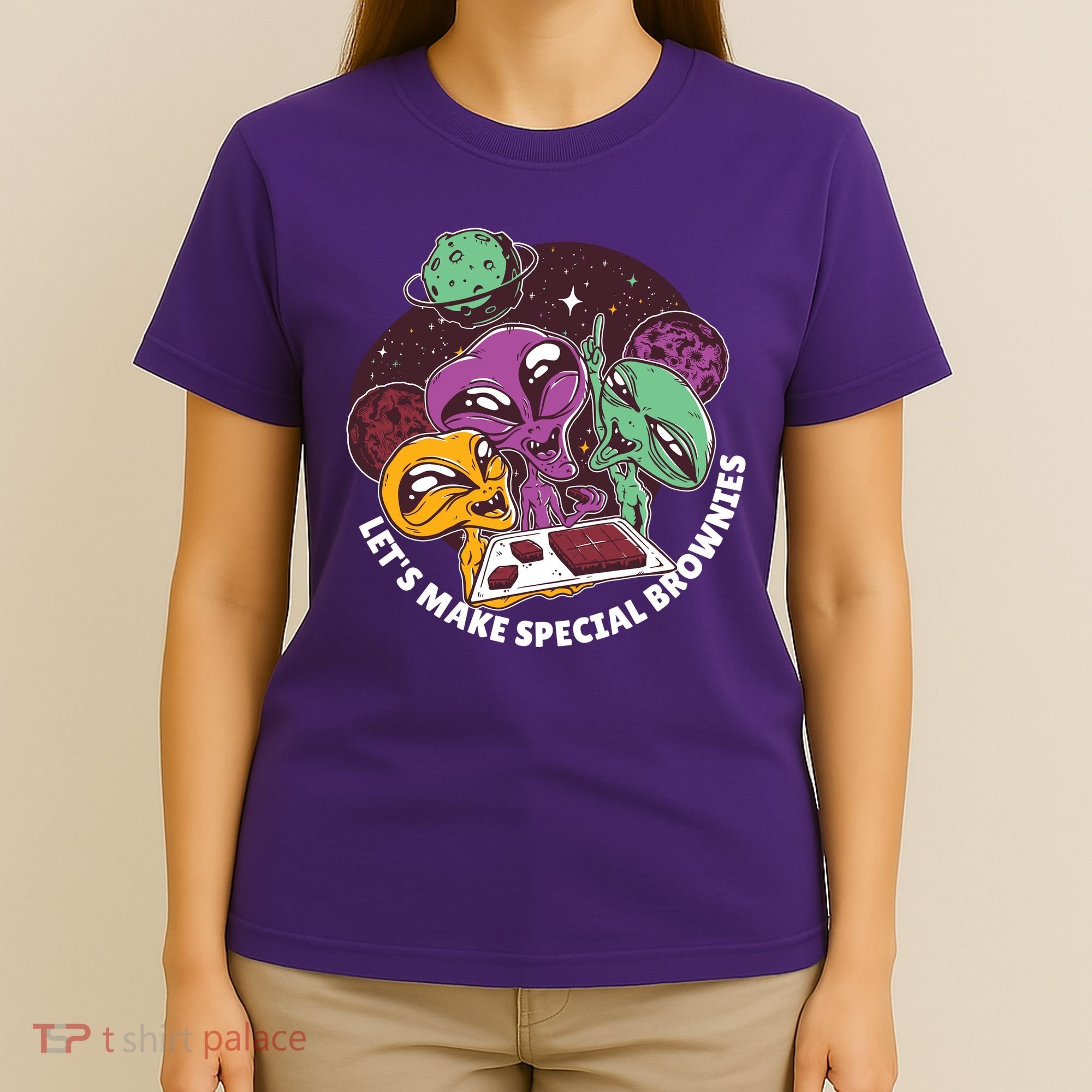 Let's Make Special Brownies Alien T-Shirt