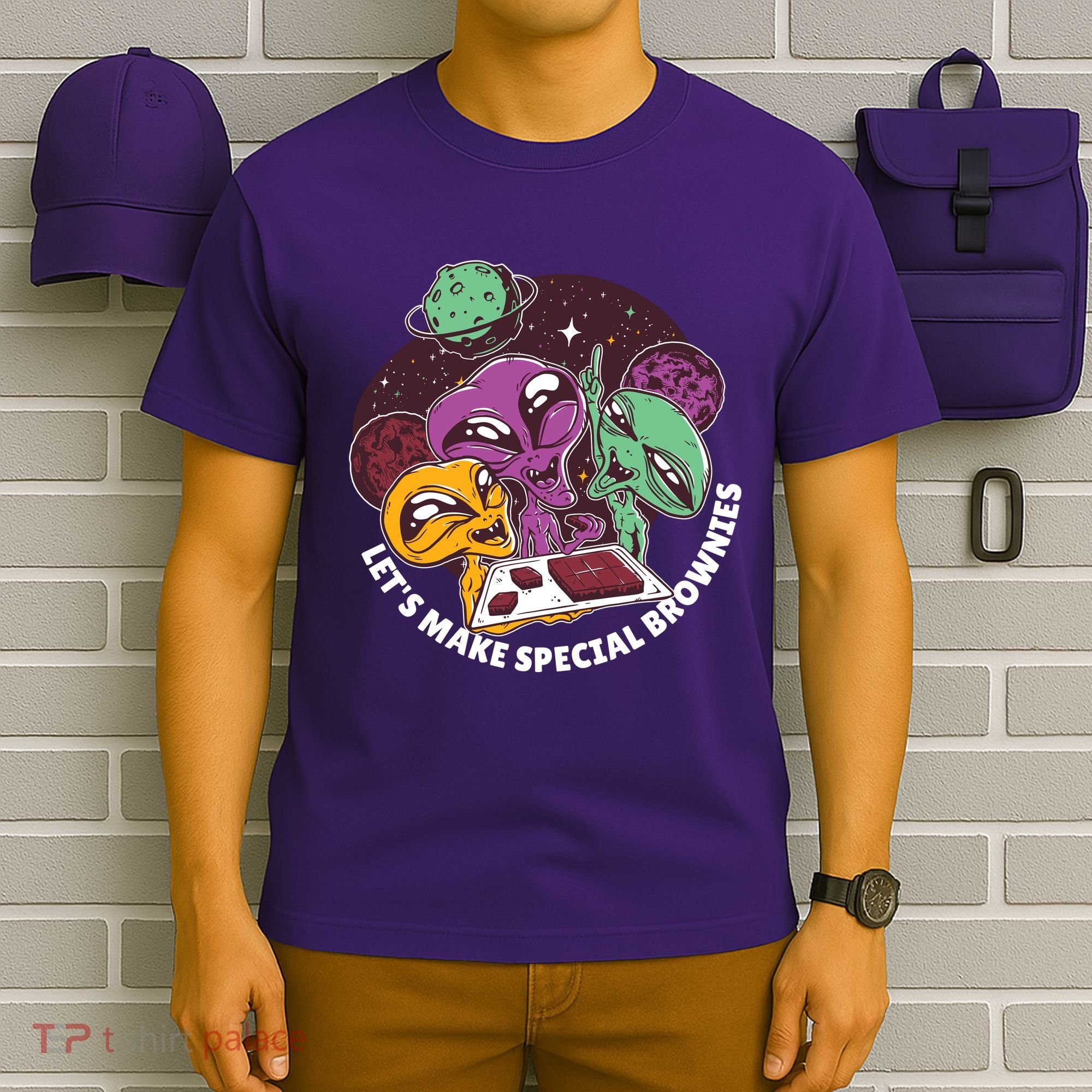 Let's Make Special Brownies Alien T-Shirt