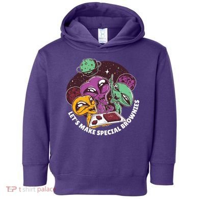 Let's Make Special Brownies Alien Toddler Hoodie