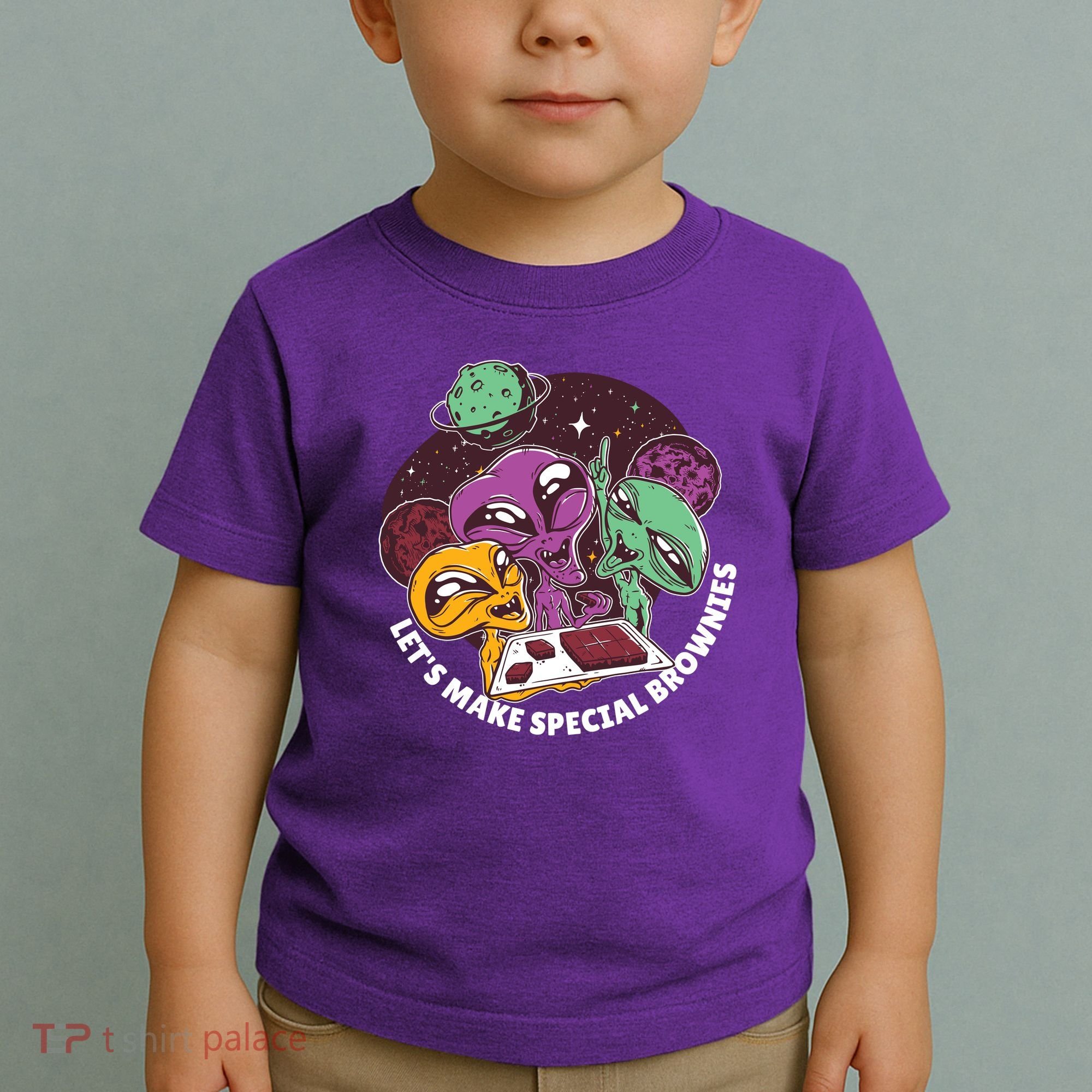 Let's Make Special Brownies Alien Toddler T-Shirt