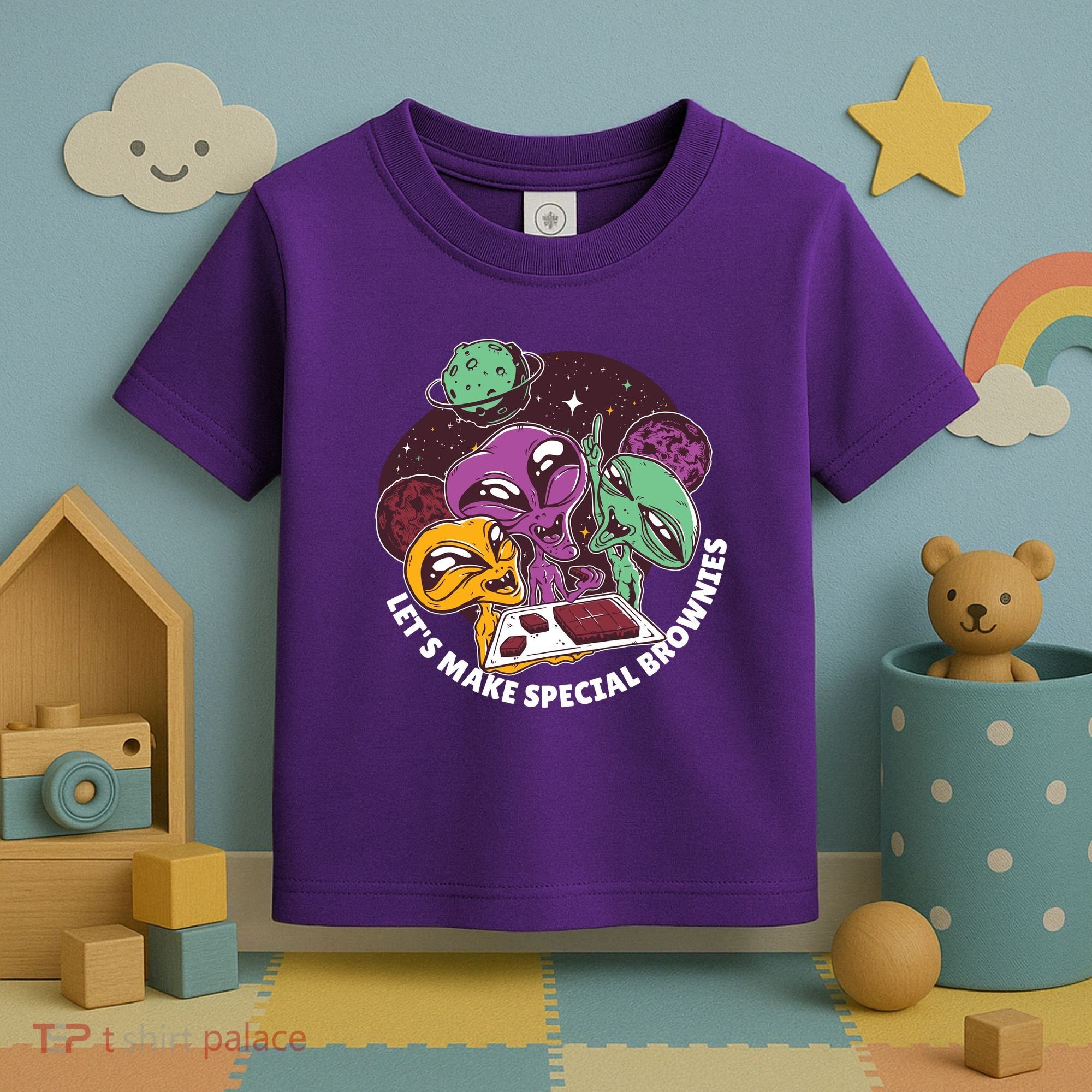 Let's Make Special Brownies Alien Toddler T-Shirt