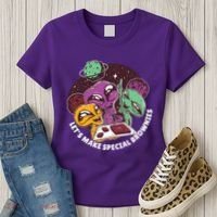 Let's Make Special Brownies Alien Women's T-Shirt thumb 3