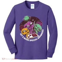 Let's Make Special Brownies Alien Kids Long Sleeve Shirt thumb 0