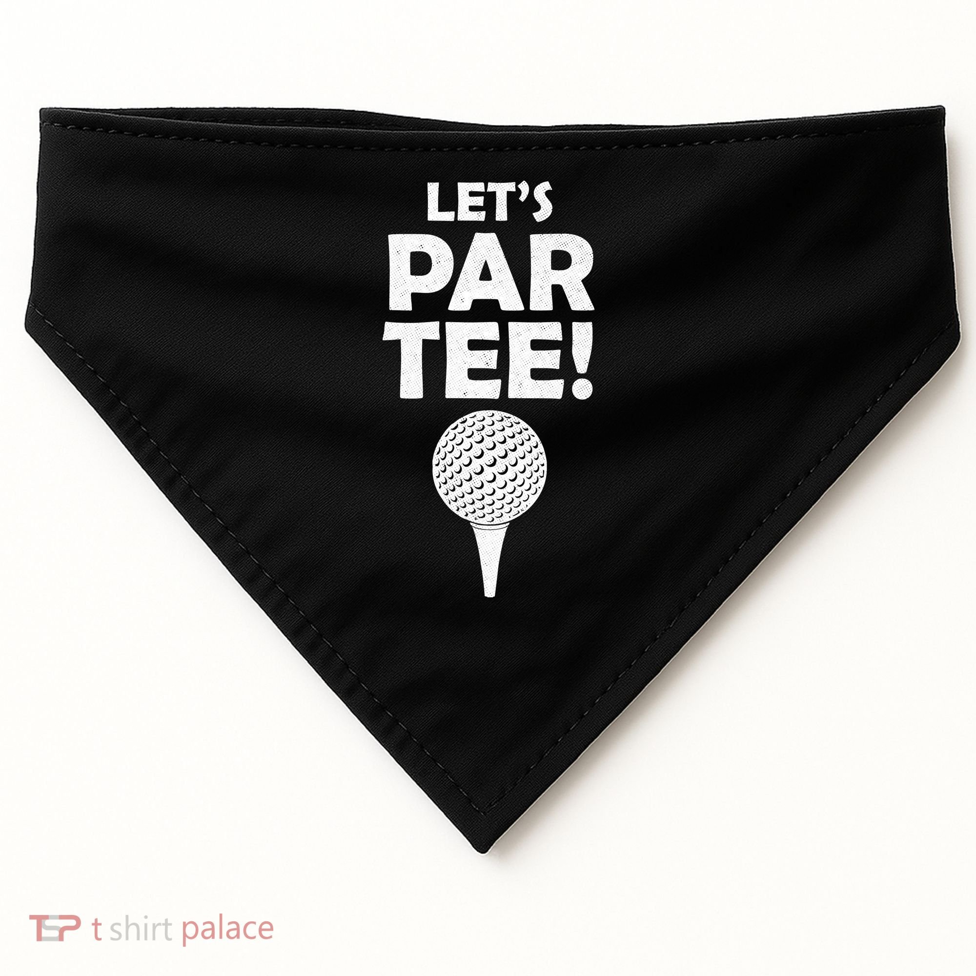 Let's Partee Golf Party USA-Made Doggie Bandana
