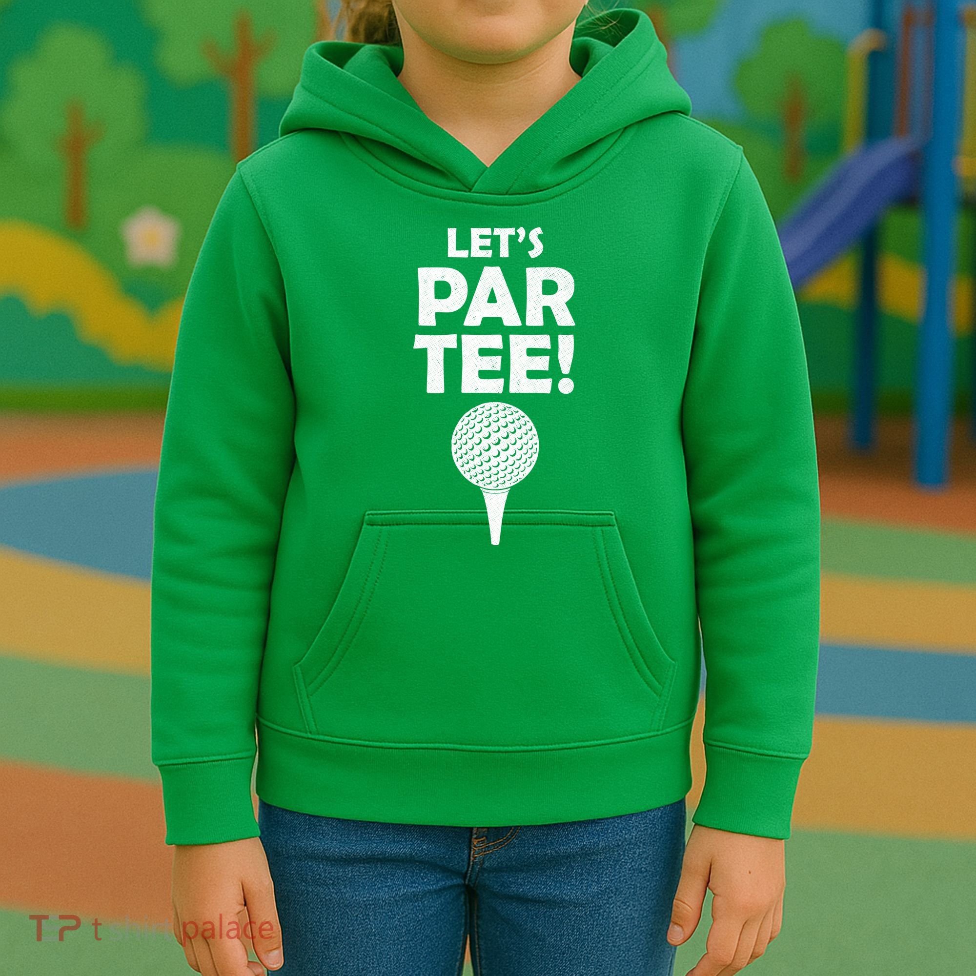 Let's Partee Golf Party Kids Hoodie